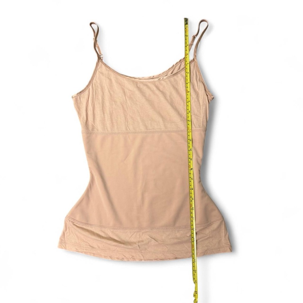 NWOT Y2K Yummie Tummie by Heather Thomson beige tank top womens size M Reg - Picture 3 of 6